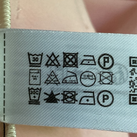 NWT. Zara Pink Viscose Blend Wide Legs Belted Trousers/Pants. Size M. - Picture 9 of 9